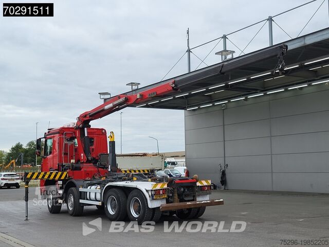Hook arm system Mercedes Arocs 4145 8X4 NL-Truck HMF 2243 Z Crane Hyva 2...