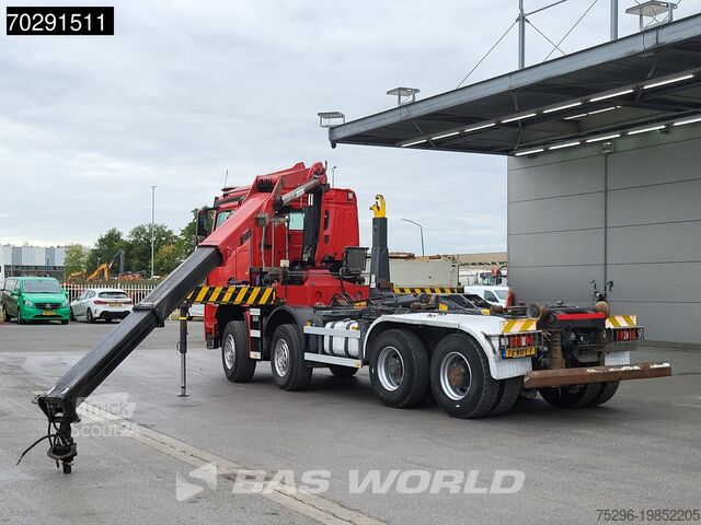 Hook arm system Mercedes Arocs 4145 8X4 NL-Truck HMF 2243 Z Crane Hyva 2...