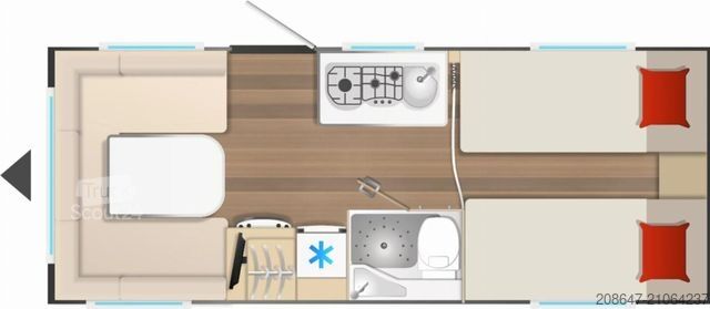 Caravan BÜRSTNER B66 535 TL *2000kg*Duschpaket*