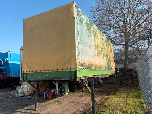 Reboque de carroçaria intercambiável KÖGEL EN 74, Wechselpritsche+Plane+Bordwand*6 Stück*