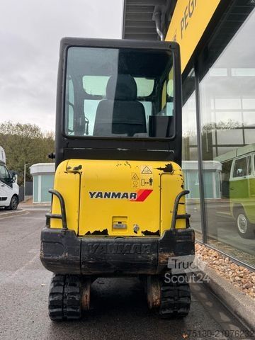Mini-pelle YANMAR B15-3 Minibagger Bagger Kettenbagger 1,6t.