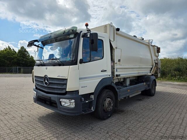 Çöp kamyonu MERCEDES-BENZ 1524/ 1624 2 KAMMERN, 12 cbm