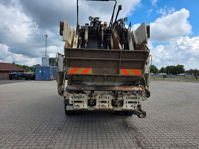 Çöp kamyonu MERCEDES-BENZ 1524/ 1624 2 KAMMERN, 12 cbm