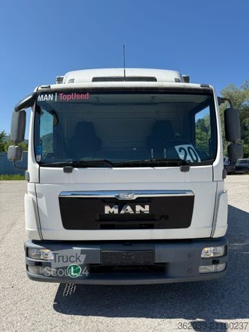 Vrachtwagen met bakwagen MAN TGL 7.180 Euro 5 Schaltung abs Blatt Blatt