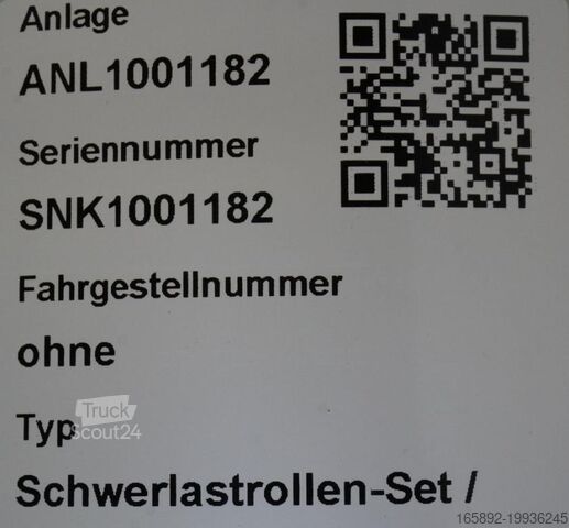 Targonca PFAFF Schwerlastrollen-Set