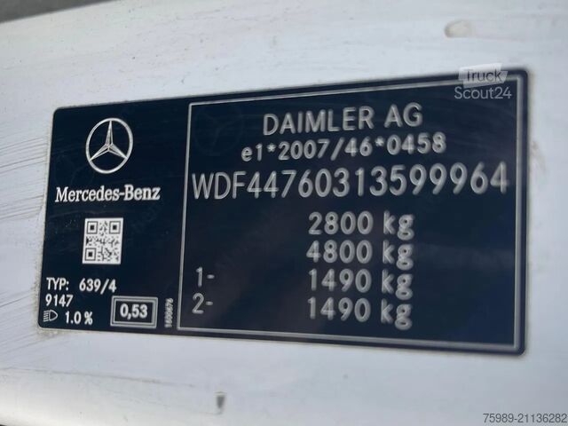 Panel van Mercedes-Benz Vito 110730 km,136Hp, Airco,  2019, EURO 6, MANUAL