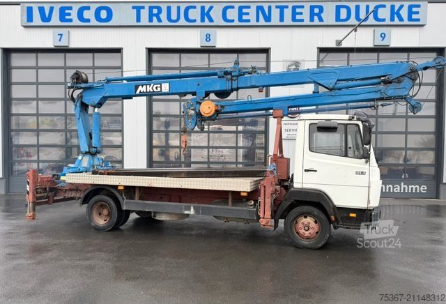 Kamion sa kranom furgon MERCEDES-BENZ 814 Mobilkran DA53