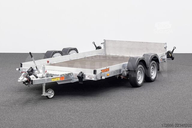 Lågbyggd släpvagn Vezeko HUSKY CAR FB 35.39 | E-PUMPE | RAMPE 394X187X10CM 3500KG ABSENKER