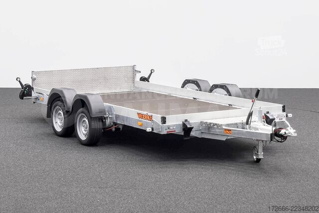 Lågbyggd släpvagn Vezeko HUSKY CAR FB 35.39 | E-PUMPE | RAMPE 394X187X10CM 3500KG ABSENKER