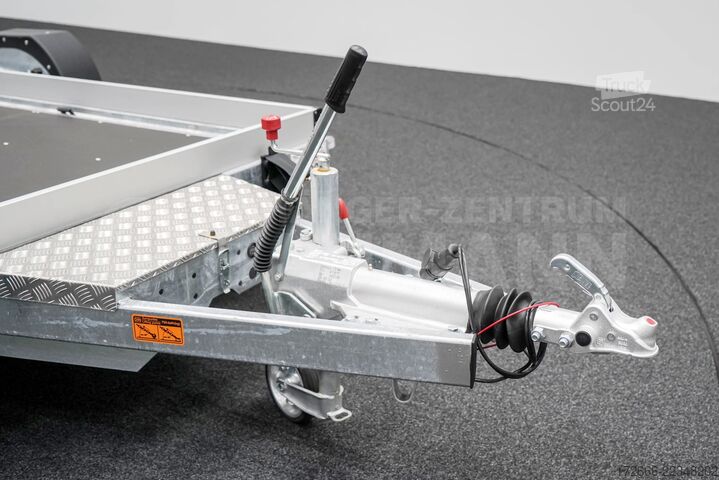Lågbyggd släpvagn Vezeko HUSKY CAR FB 35.39 | E-PUMPE | RAMPE 394X187X10CM 3500KG ABSENKER