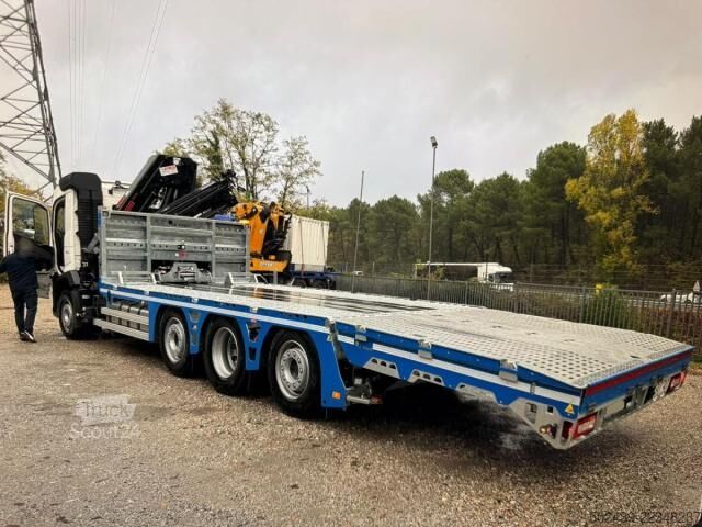 Camion plateau Volvo FM 460  8x2 TRIDEM - GRUE HIAB X-HiDuo 188 B-3