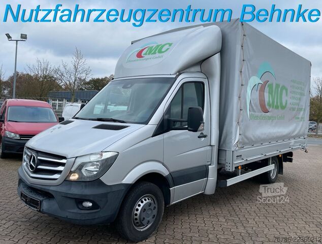 Dodávka s plachtovou bočnicou MERCEDES-BENZ Sprinter 519 CDI Pritsche/ AC/ org. KM