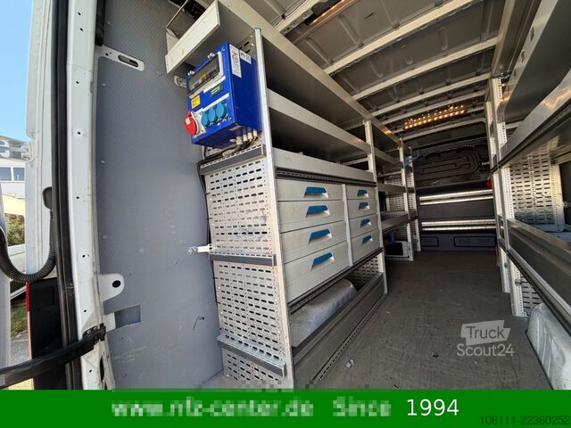 Minibus MERCEDES-BENZ Sprinter 516 Kasten RWD MAXI Sortimo AHK 3,5t
