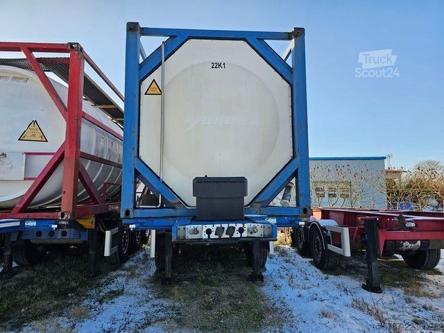 Tanktrailer SCHMITZ CARGOBULL Tankcontainer Chassis+Tankcontainer  Schwallwand