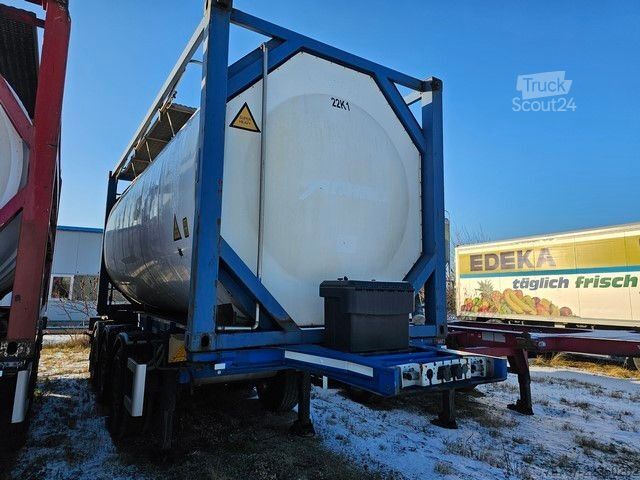 Tanktrailer SCHMITZ CARGOBULL Tankcontainer Chassis+Tankcontainer  Schwallwand