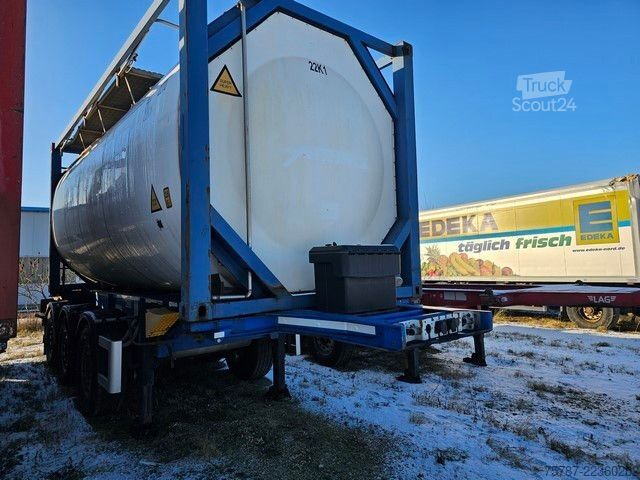 Tanktrailer SCHMITZ CARGOBULL Tankcontainer Chassis+Tankcontainer  Schwallwand
