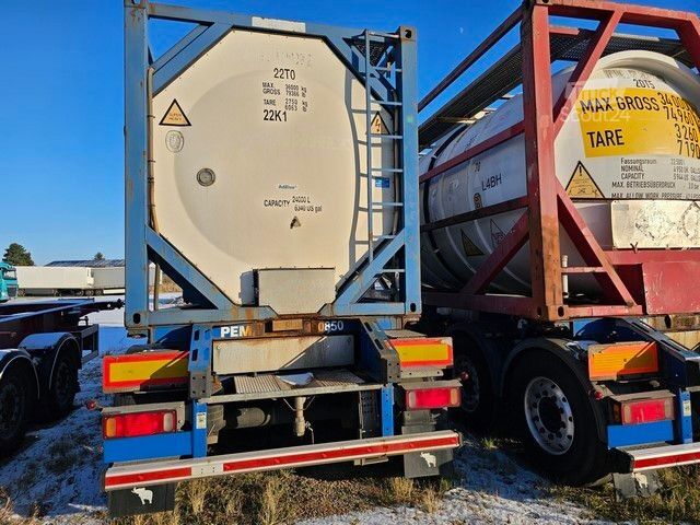 Tanktrailer SCHMITZ CARGOBULL Tankcontainer Chassis+Tankcontainer  Schwallwand