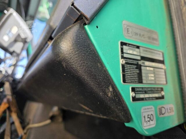 Lastbilchassis UNIMOG U5000 4x4 Chassis, Standklima, 4374/45