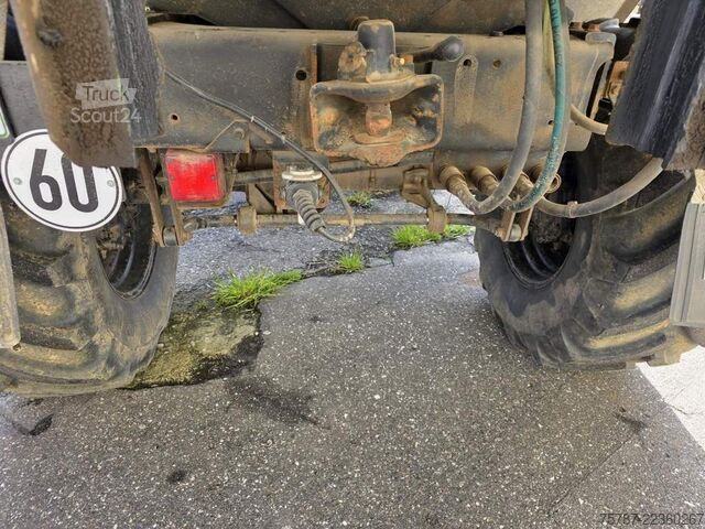Lastbilchassis UNIMOG U5000 4x4 Chassis, Standklima, 4374/45
