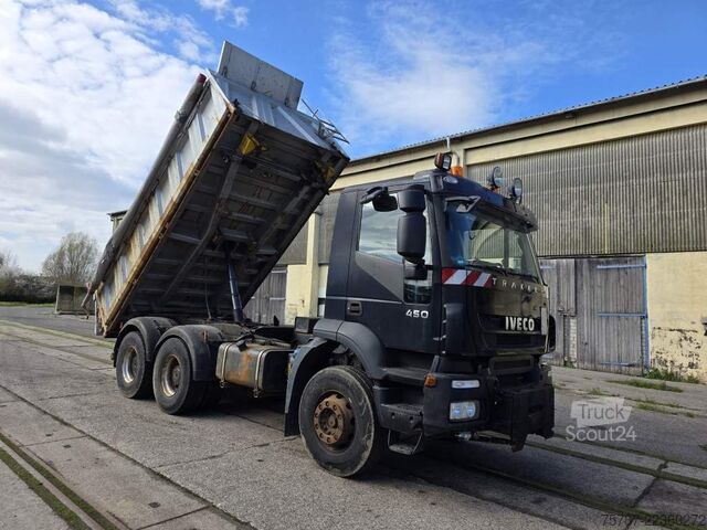 Autocamion basculant tridirecțional IVECO AD260T45 6x4 3-Seitenkipper + Winterdienstvorr.