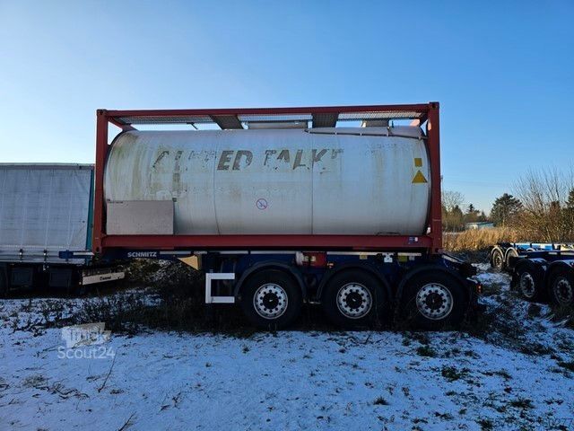 Maināmās virsbūves puspiekabe SCHMITZ CARGOBULL 20" Tankconatinerchassis + Tankcontainer