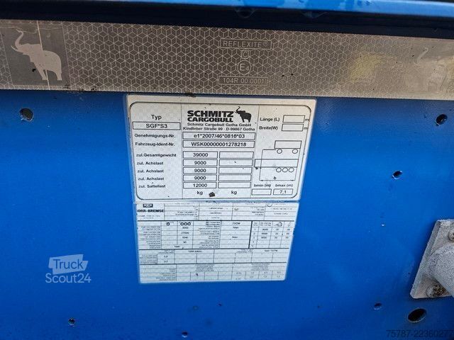 Maināmās virsbūves puspiekabe SCHMITZ CARGOBULL 20" Tankconatinerchassis + Tankcontainer
