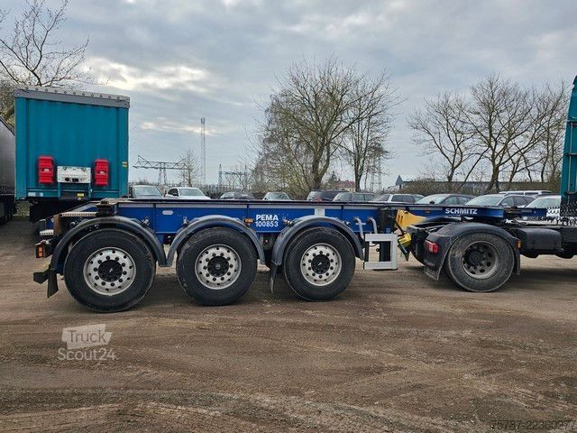 Maināmās virsbūves puspiekabe SCHMITZ CARGOBULL 20" Tankconatinerchassis + Tankcontainer