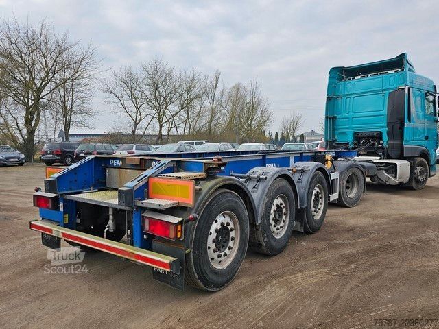 Maināmās virsbūves puspiekabe SCHMITZ CARGOBULL 20" Tankconatinerchassis + Tankcontainer