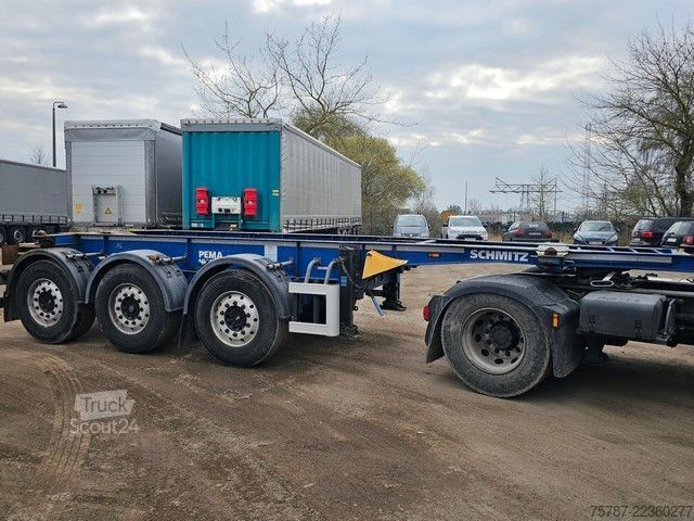 Maināmās virsbūves puspiekabe SCHMITZ CARGOBULL 20" Tankconatinerchassis + Tankcontainer