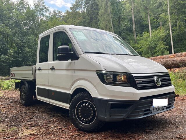 Pick-up varebil VOLKSWAGEN CRAFTER 4 MOTION PRITSCHE DoKa 3500KG-AHK AUT.