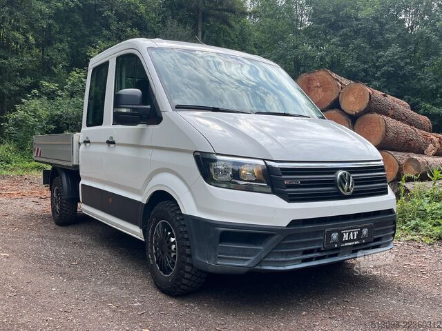 Pick-up varebil VOLKSWAGEN CRAFTER 4 MOTION PRITSCHE DoKa 3500KG-AHK AUT.
