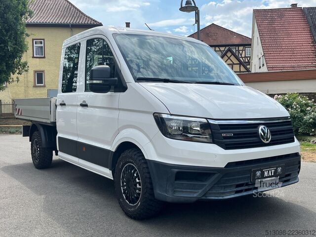 Pick-up varebil VOLKSWAGEN CRAFTER 4 MOTION PRITSCHE DoKa 3500KG-AHK AUT.