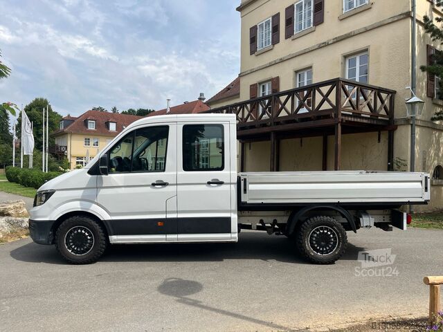 Pick-up varebil VOLKSWAGEN CRAFTER 4 MOTION PRITSCHE DoKa 3500KG-AHK AUT.