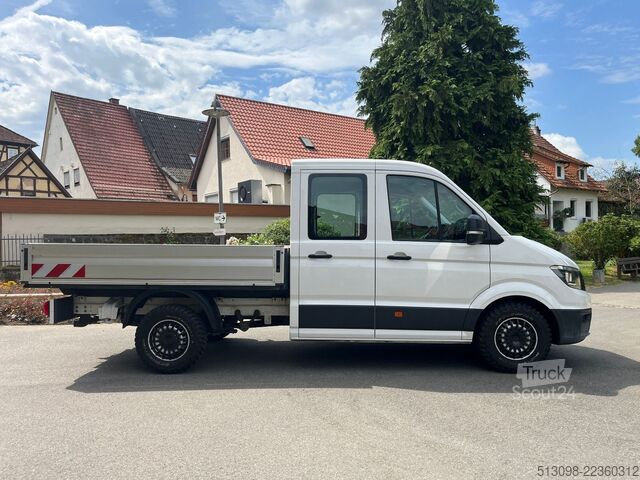 Pick-up varebil VOLKSWAGEN CRAFTER 4 MOTION PRITSCHE DoKa 3500KG-AHK AUT.