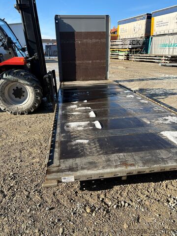 Plateforme porte-caisses amovibles Krone Jumbo Plattform 7,82 mit Lochleiste