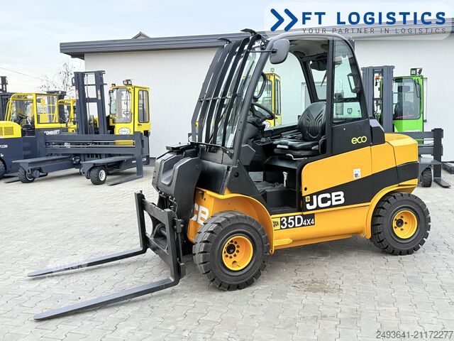 Cargadora telescópica JCB TLT 35D 4X4 CABIN POSITIONER NEW TIRES
