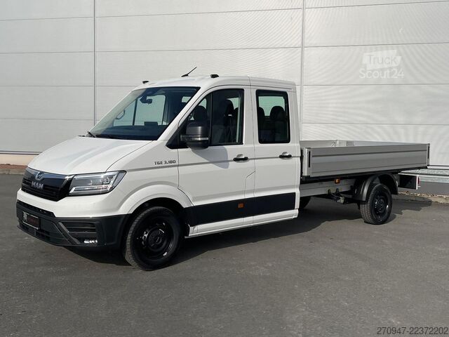 Pick-up skåpbil MAN TGE 3.180 Pritsche DOKA LR KAMERA AHK SITZHZ