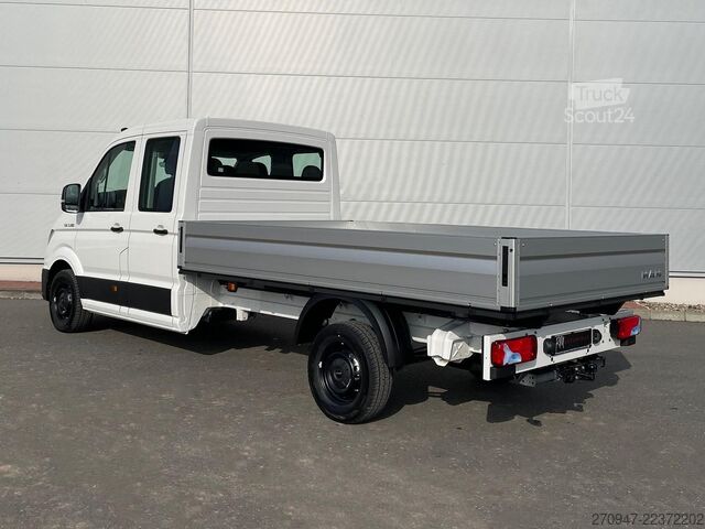 Pick-up skåpbil MAN TGE 3.180 Pritsche DOKA LR KAMERA AHK SITZHZ