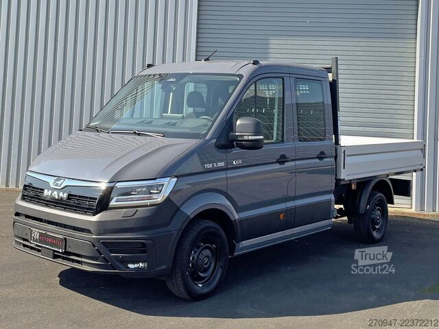 Pritschenwagen MAN TGE 3.180 Pritsche DOKA MR 4x4 ACC LED DIFF-SPER