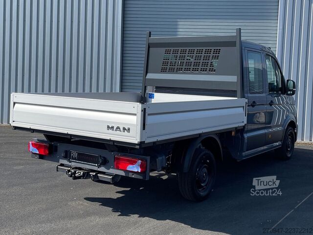 Pritschenwagen MAN TGE 3.180 Pritsche DOKA MR 4x4 ACC LED DIFF-SPER