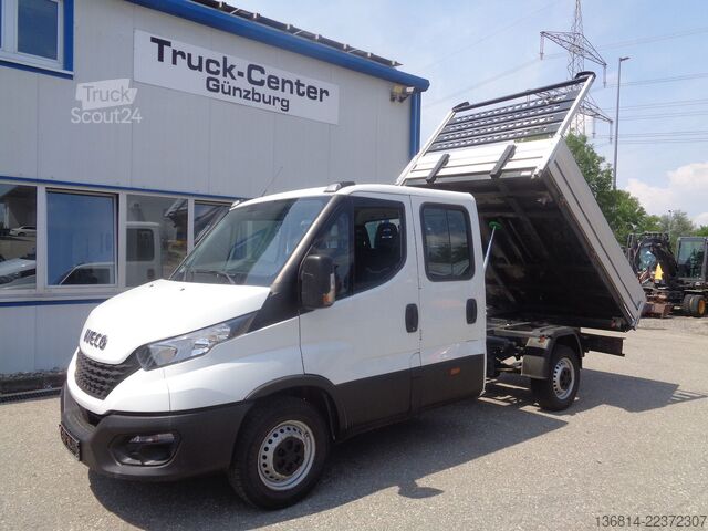 Furgón volquete IVECO Daily Doka 35S14 Doka Kipper Klima AHK 7-Sitzer