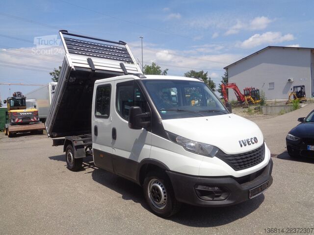 Furgón volquete IVECO Daily Doka 35S14 Doka Kipper Klima AHK 7-Sitzer