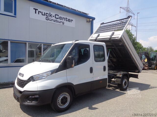 Furgón volquete IVECO Daily Doka 35S14 Doka Kipper Klima AHK 7-Sitzer