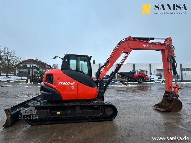 Minikotró KUBOTA KX080-4a/SW/Löffel/Hammer/Greifer/Klima