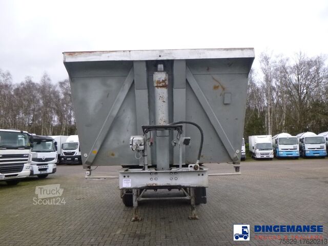 Ανατρεπόμενο φορτηγό Robuste Kaiser Tipper trailer steel 24 m3 + tarpaulin