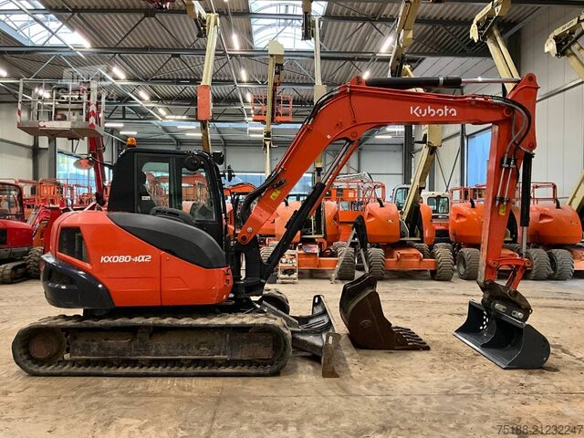 Midi excavator Kubota KX 080-4 A 2