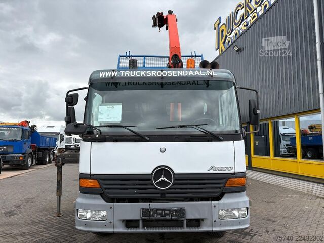 Ribaltabile con gru Mercedes-Benz ATEGO 1217 + PALFINGER PK 11001 - 7 X EXT. + TI...