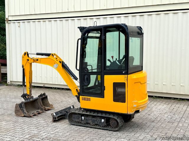 Mini bager JCB 15C-1 / 825 H /  3 x Löffel / Kabine