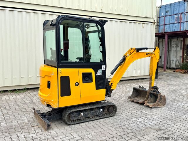 Mini bager JCB 15C-1 / 825 H /  3 x Löffel / Kabine