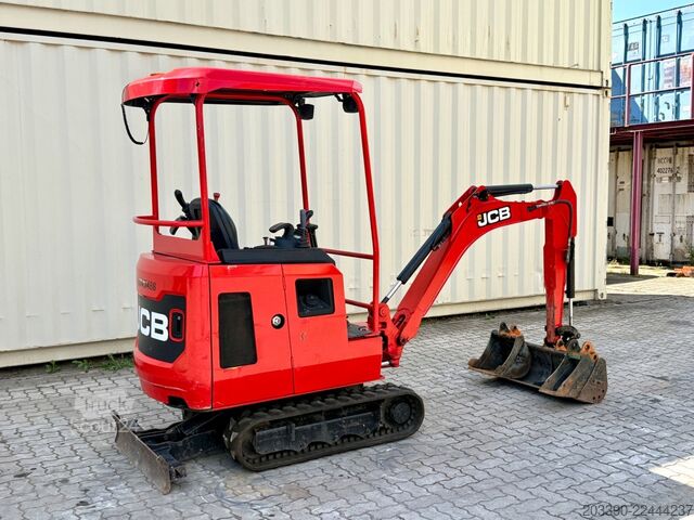 Mini bager JCB 15C-1 / 797 H / 3 x Löffel